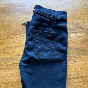 MOTHER Hustler High-Rise Ankle Fray Jeans
